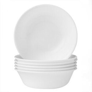 Corelle Classics 6-Piece Soup/Cereal Bowls 18 Ounce White